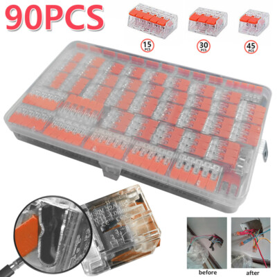 WAGO SERES 221/222 Electrcal Connectors Wre Block Clamp Termnal
