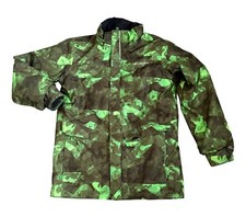 Columbia Ski Rain Wind Windbreaker Jacket Kids Size Large Green Interchange