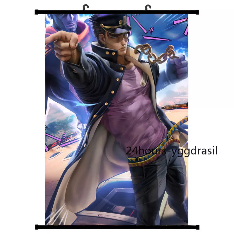 Anime Poster JOJO Kujo Jotaro HD Wall Scroll Painting Home Deocr 60x90cm