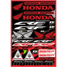 D'Cor Visuals Decal Sheet - Honda | 40-10-100