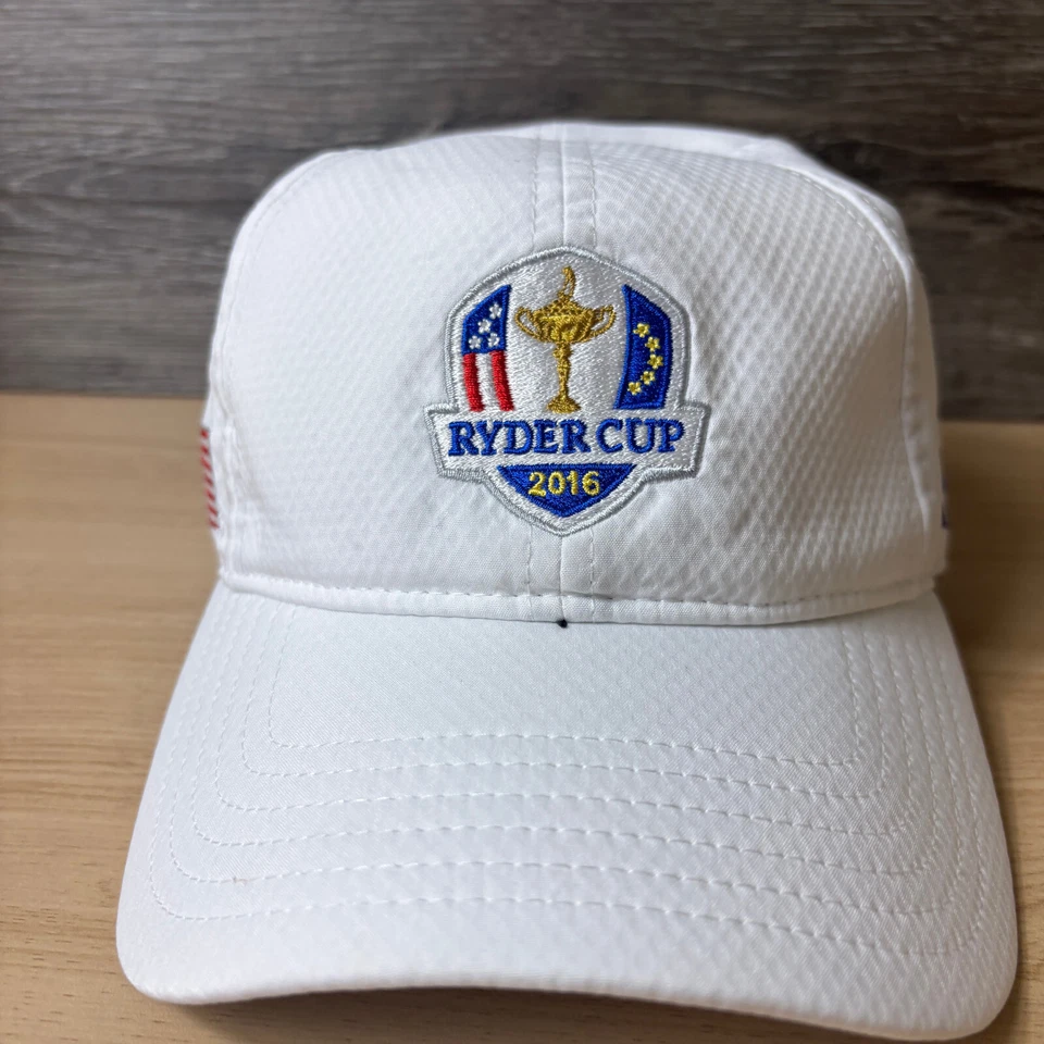 Gorra Ryder Cup correa trasera blanca Under Armour golf 2016 Foto 3 de 4