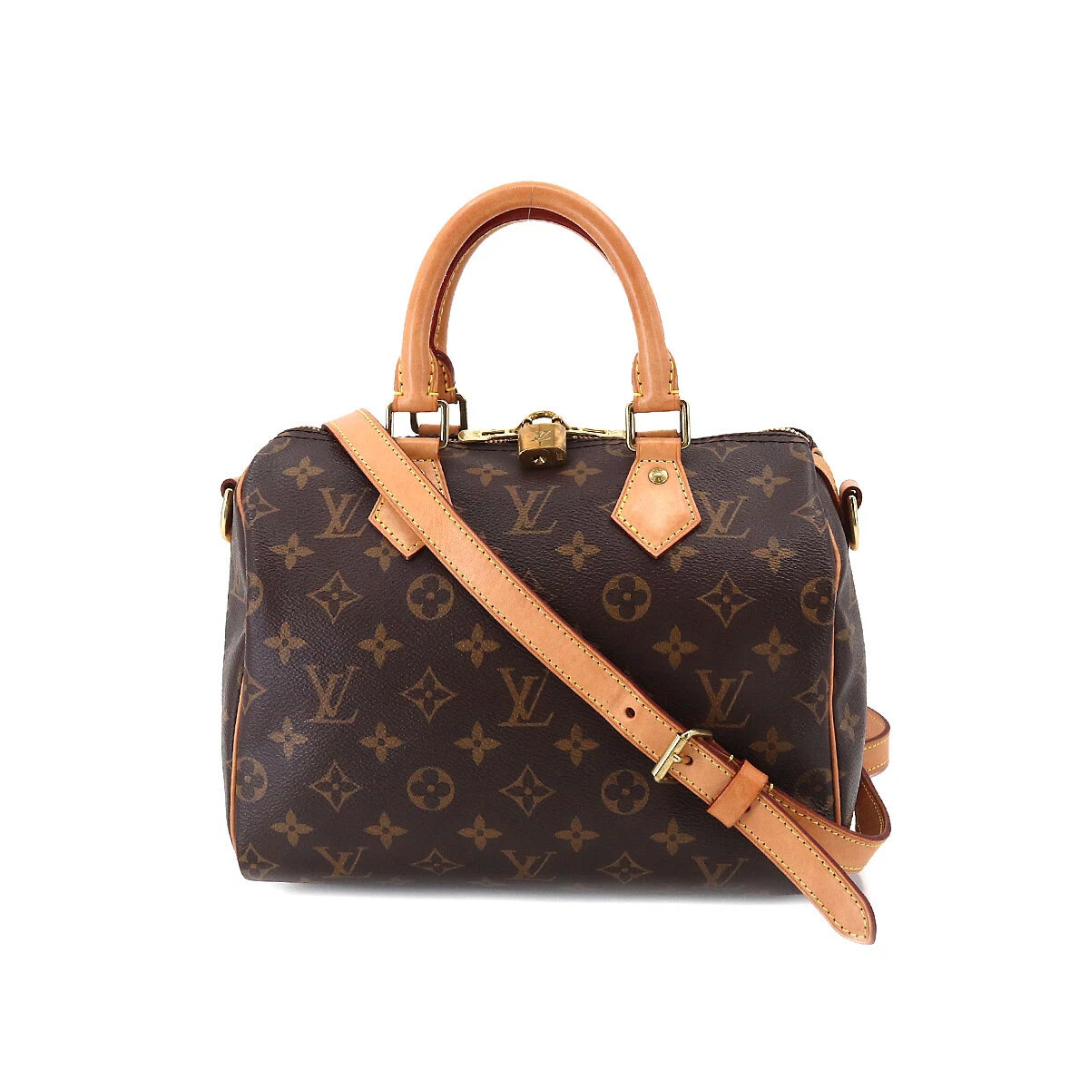 LOUIS VUITTON Monogram Speedy Bandouliere 25 Hand Shoulder Bag