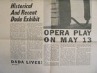 *SCARCE ORIGINAL EARLY 1960s DADA / CONTEMPORARY ART EXHIBIT / OPERA POSTER* — photo 3