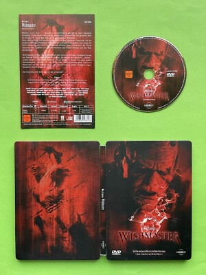 WISHMASTER 1 DVD Box Limited STEELBOOK Set HORROR Serie WES CRAVEN Neu OVP 3 2 I