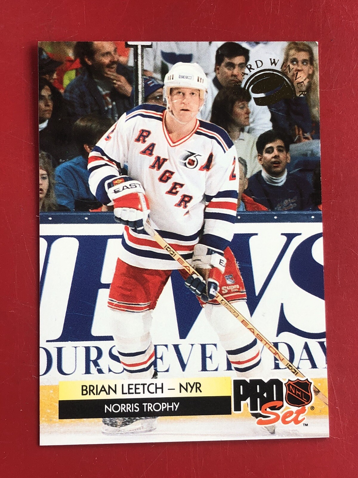 1992-93 Pro Set Award Winners Brian Leetch #CC4 HOF