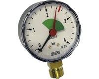 Afriso Manometer, Ø 63Mm, G (3/8) Unten, 0-4 Bar