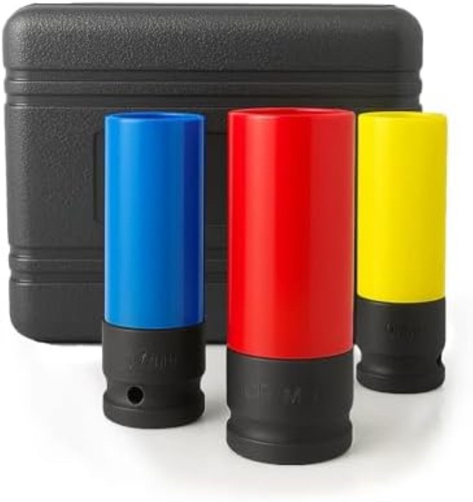 MIKKUPPA Set 3 Bussole ad Impatto 17-19-21mm | Protezione Cerchi in Lega