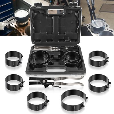 940387 Piston Ring Compressor Tool Set for Car Diesel Engines 2-7/8'' to 4-3/8''