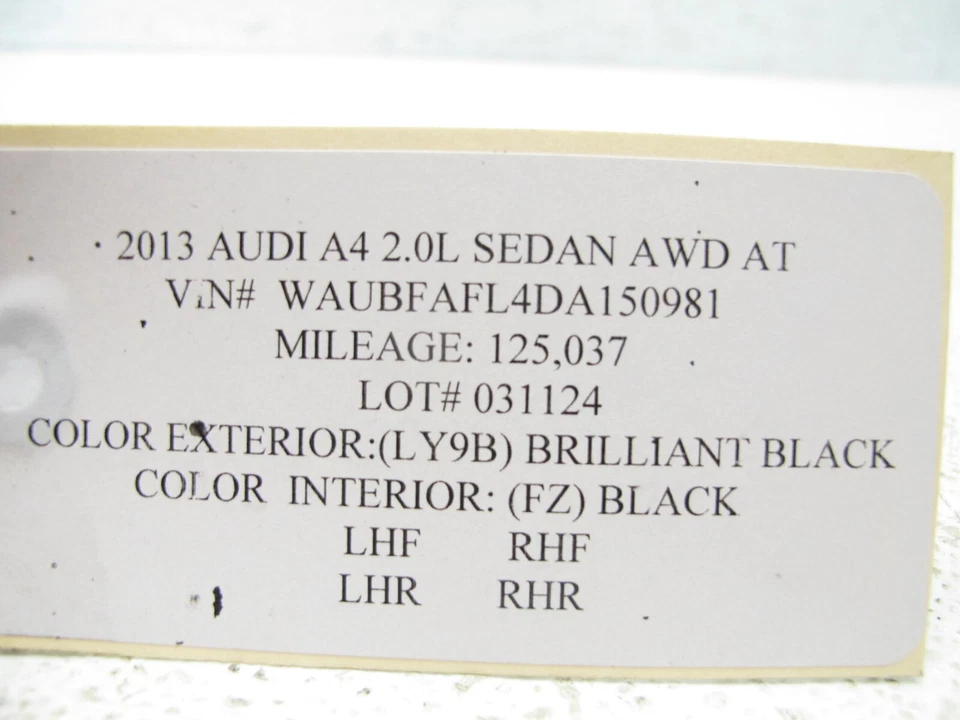08-18 AUDI 8T A3 A5 A4 A6 QUATTRO 2.0 TURBO TFSI MEDIDOR DE FLUJO DE AIRE SENSOR DE MASA 0311 Foto 4 de 4