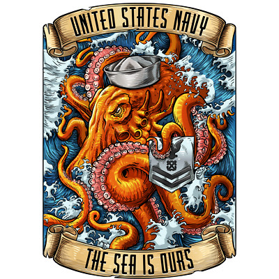 Boatswain's Mate 2nd Class Rate BM2 Deck Ape US Navy USN 4'' Decal