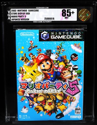 VGA 85+ NM+ Unopened Mario Party 5 Store Display RARE Japanese