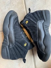 Nike Air Jordan 12 Retro PS Black Taxi 151186-071 Youth Size 3Y