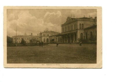 Ancient Ak Railway Station IN Wilna Vilnius 80
