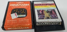 Atari 2600 Imagic Video Game Cartridges 1982  Riddle Of The Sphinx And Megamania