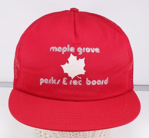 Maple Grove Minnesota Parks Rec Board Hat 80s silkscreen screen print snapback