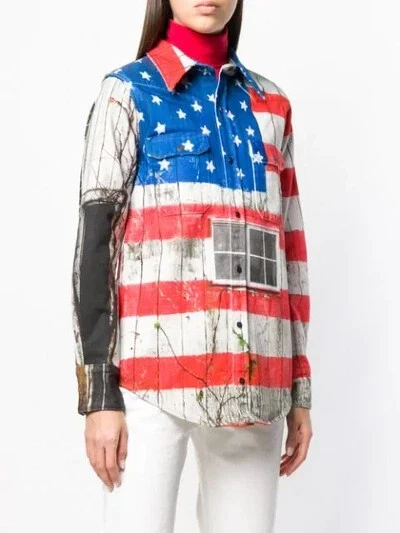 Calvin klein american flag jacket deals