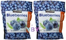 2 Packs Kirkland Signature Whole Dried Blueberries 20 oz Each Pack