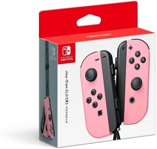 Nintendo Switch ＋ Joy-Con セット Nintendo Official Switch Joy-Con (L)/(R) & Straps Set Pastel Pink