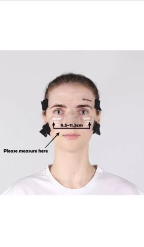 Qiancheng Black Transparent Padding Nose Guard Face Shield For Broken Nose - Picture 3 of 5