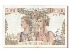 [#203101] Banknote, France, 5000 Francs, 5 000 F 1949-1957   Terre et Mer  , 195