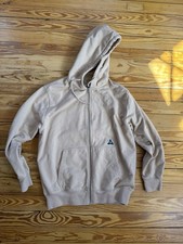 Palace Skateboards SOFAR ZIP HOOD Tan Beige Hoodie Sweatshirt L