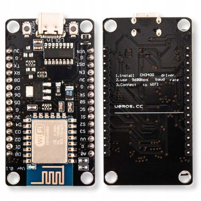 Modul WIFI ESP8266 + USB C 30PIN NodeMCU V3 Arduino WIFI IoT CH340 do ESP32