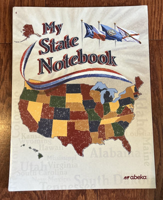 Abeka My State Notebook 4th Grade 4 Third Edition Learning #32740901