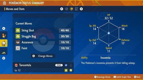Tarountula Shiny Event Mass Outbreaks 2025 Untouched IV Pokémon Scarlet Violet - Afbeelding 3 van 8