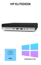 HP i5 Desktop Computer Mini Pc 16GB 240GB SSD Windows 11 Pro Wi-Fi