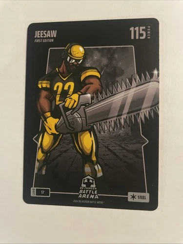 Najee Harris 2024 Bo Jackson Battle Arena Jeesaw Steel Card!!