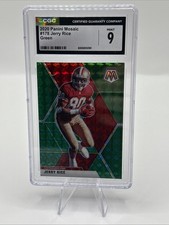 2020 Panini Mosiac Jerry Rice #178 Green Mint 9! 49ers HOF