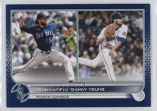 2022 Topps Update Rookie Combos Royal Blue Penn Murfee Danny Young #US220 05v0