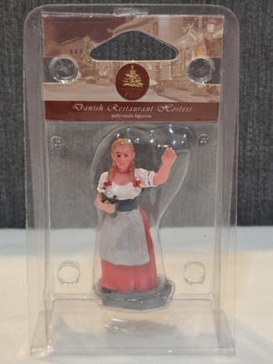 Lemax Danish Restaurant Hostess #22563 Enchanted Forest Village