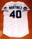 MIAMI MARLINS SETH MARTINEZ 2025 GAME ISSUED UN WORN ALTERNATE JERSEY (ASTROS) — photo 1