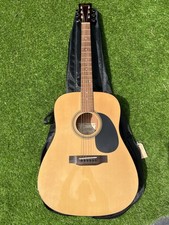 Encore Model EA255 Electro acoustic guitar Dreadnaught Bargain Full Size + Case.