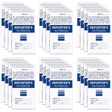 24 Pcs Reporters Notebooks Bulk 4 x 8 Inches Journalists Notebooks Top Bound ...