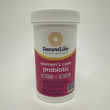 Renew Life Women's Care Probiotic 90 Billion CFU 60 Caps EXP 10/25 SEALED NO BOX