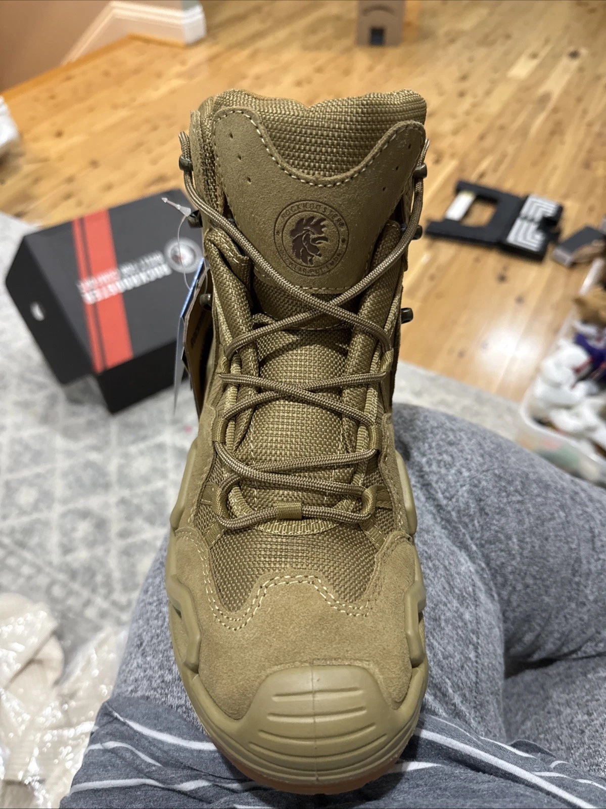 Tan Rock Rooster Hiking Boot Size 14 Men's