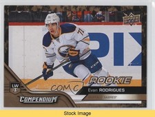 2016-17 Upper Deck Compendium Rookies Gold Evan Rodrigues #598 READ 0tf