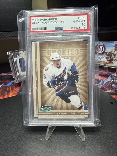 Upper Deck Parkhurst Parkhurst Rookies Alex Ovechkin #669 RC PSA 10