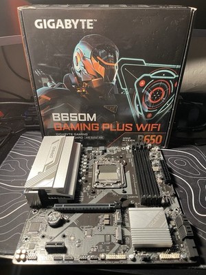 GIGABYTE B650M GAMING PLUS WIFI MicroATX AM5 Motherboard READ