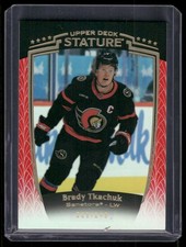2024-25 Upper Deck Stature #1 Brady Tkachuk Red #/249