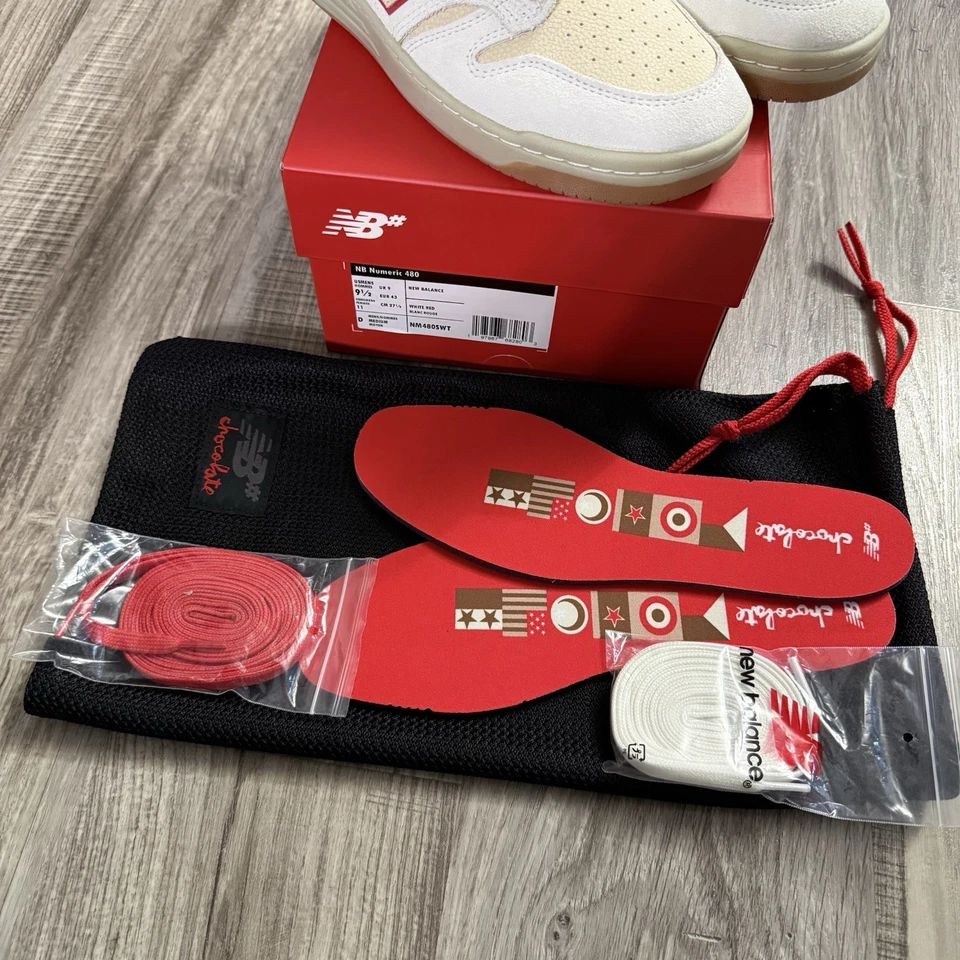 New Balance Numeric 480 Chocolate Skateboards NM480SWT Men’s Size 9.5 - Image 2 of 4