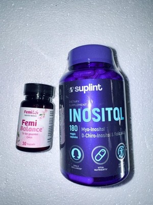 Inositol mit Myo & D-Chiro + Frauen Balance Komplex - Mönchspfeffer, Safran