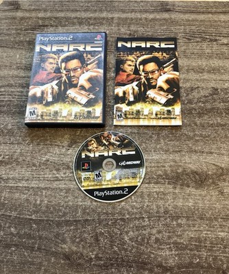 Narc (Sony PlayStation 2, 2005) COMPLETE! Tested & Working!