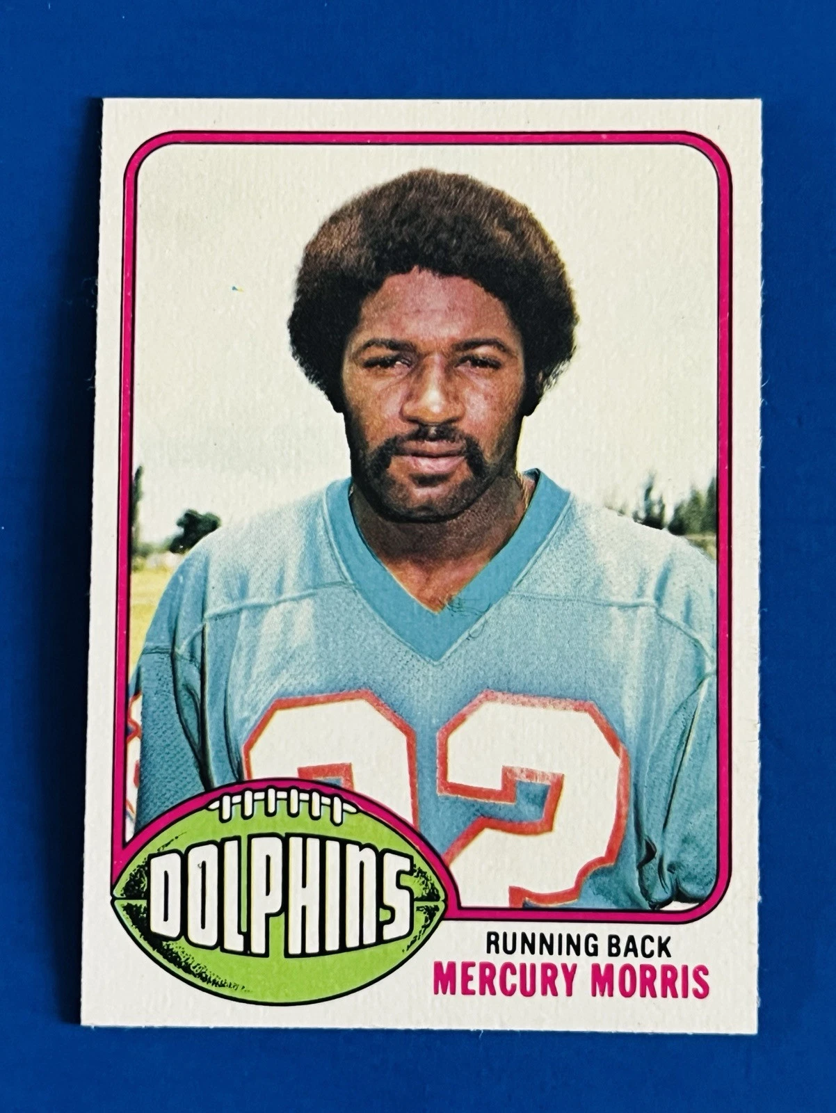 Mercury Morris trading card