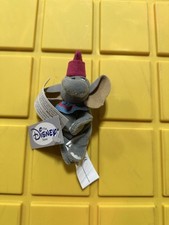 NWT Vintage Disney Store Dumbo Mini Bean Bag Beanie Plush 8" C8