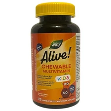 Nature's Way Alive! - Kids Multi Vitamin Chewable (Orange & Berry) 120ct