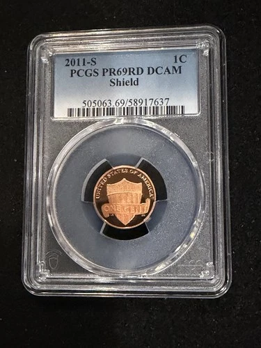 2011-S Lincoln Shield Cent Proof — photo from another recent sale