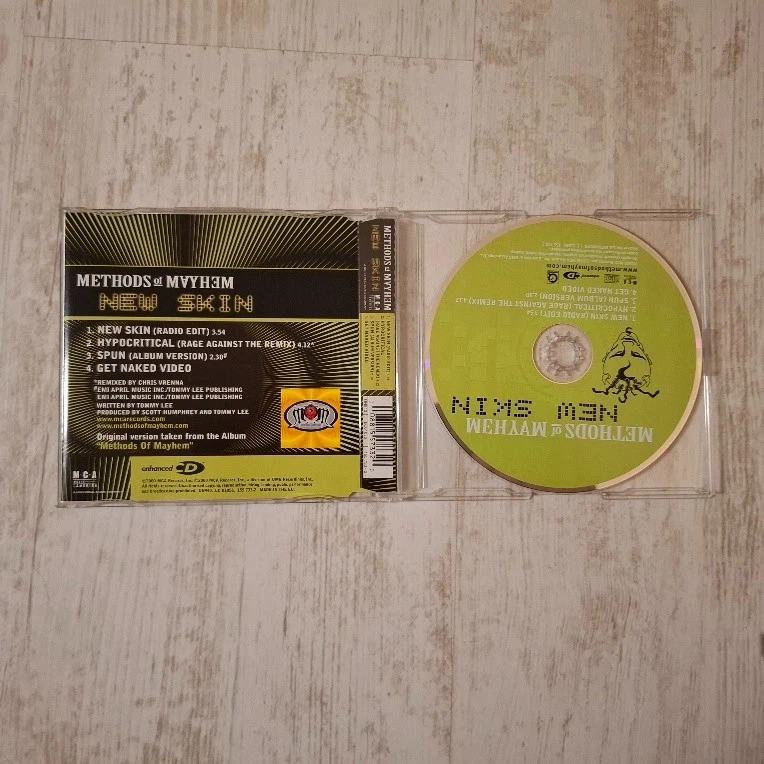 METHODS OF MAYHEM New Skin CD single Tommy Lee Mötley Crüe - Bild 2 von 2